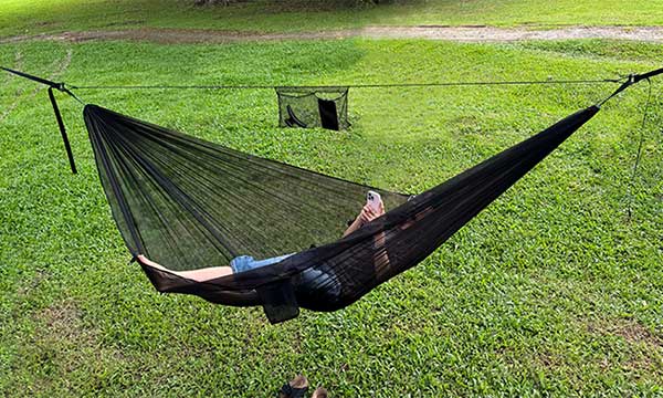 Geometric and stripe pattern hammocks
