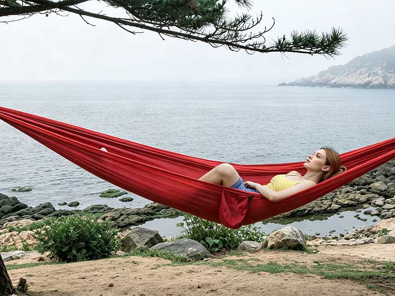 Midnight navy solid color hammock