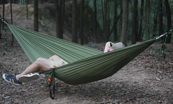 Cartoon and landscape printed hammocks