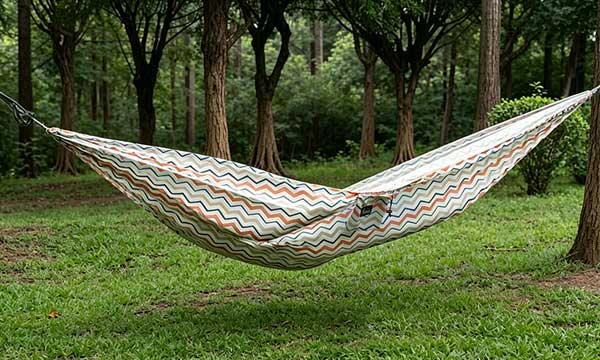 Geometric and stripe pattern hammocks