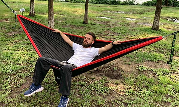 Charcoal solid color hammock