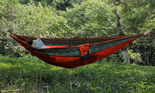 Tropical plant pattern hammocks